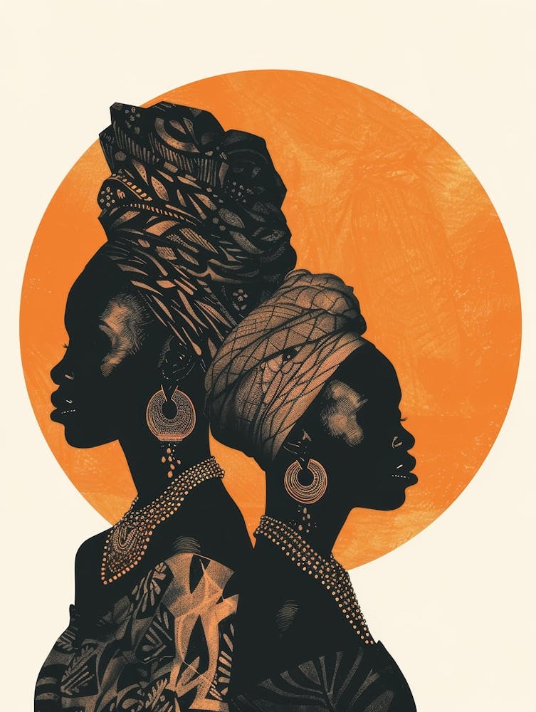 Two African Women 3