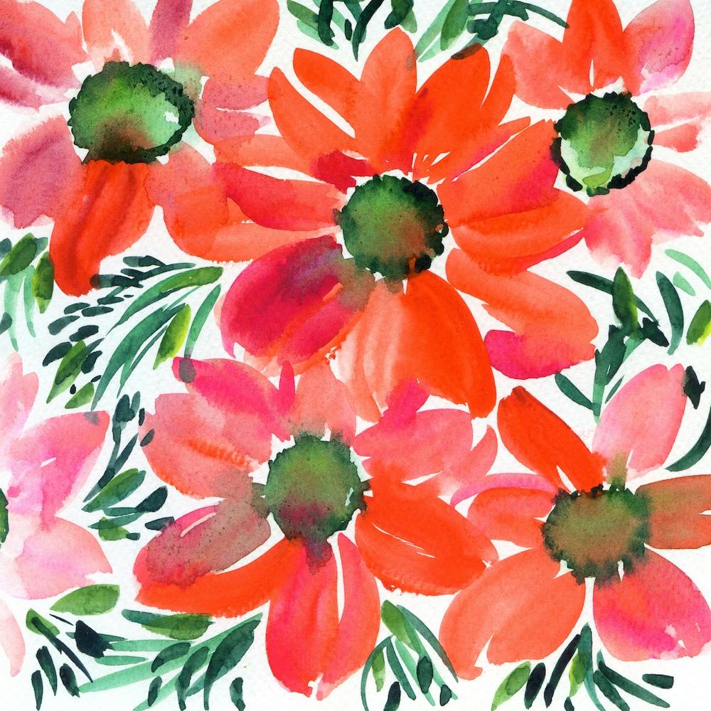 Red Daisies