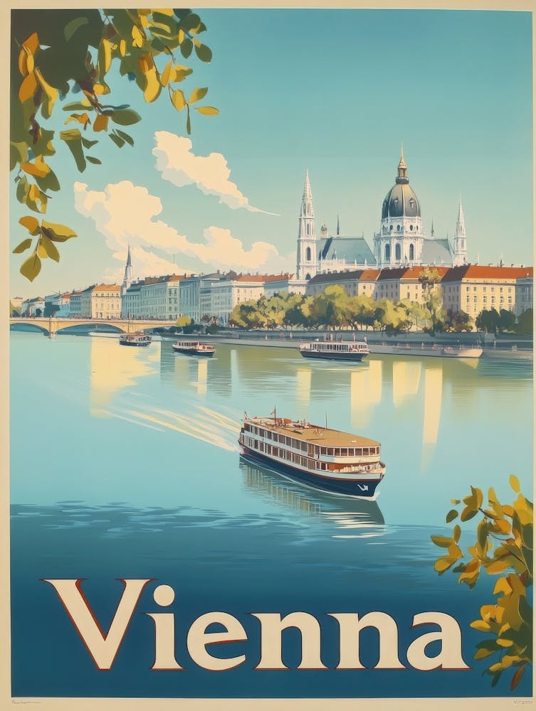 Aihrgdesign A Mid Century Modern Travel Poster For Vienna Sho D3a78868 F4b0 4b57 B6bc D41c3099455d 3