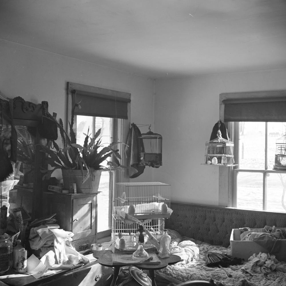 One Of The Rooms Of James Simmons House Near Marseilles, Illinois, He Is A Tenant Farmer On Two Hundred Forty Ac