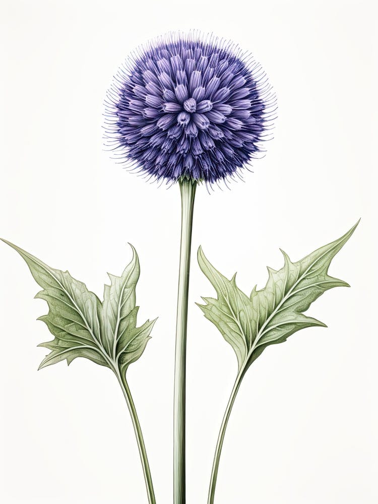 Echinops Vintage Botanical Herbs 2
