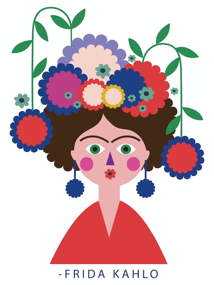 Frida Kahlo White
