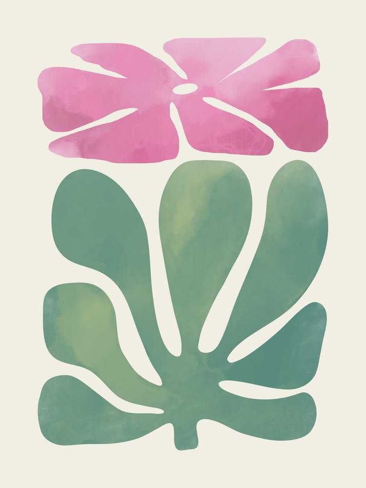 Watercolor Pink Floral