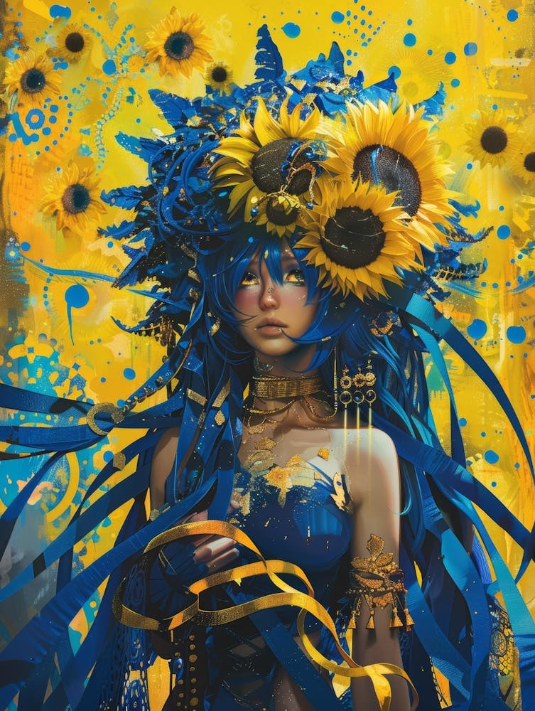'Sunflower Girl' 1
