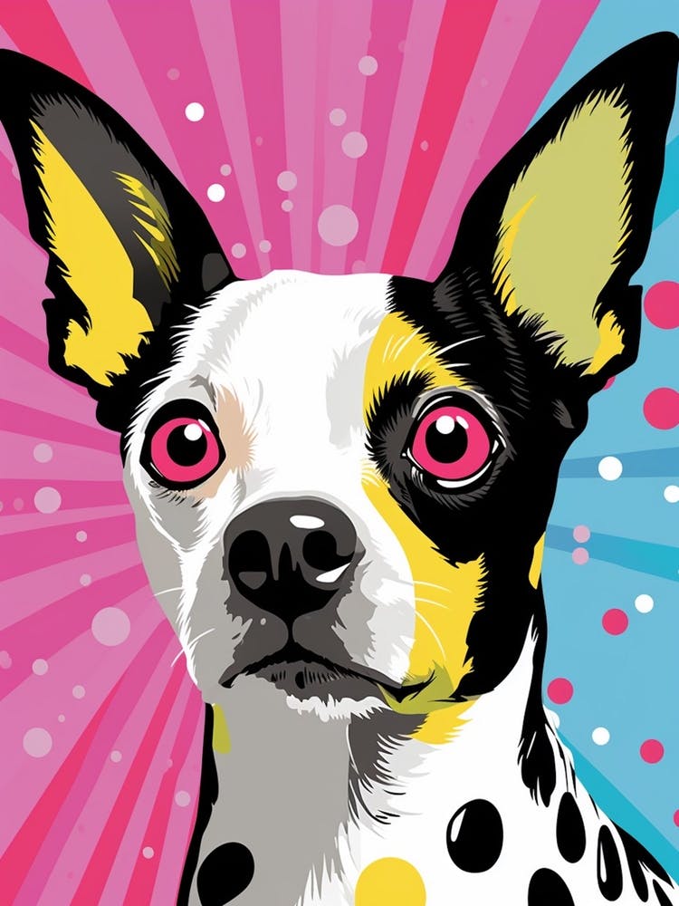 Pop Art Cartoon Chihuahua2