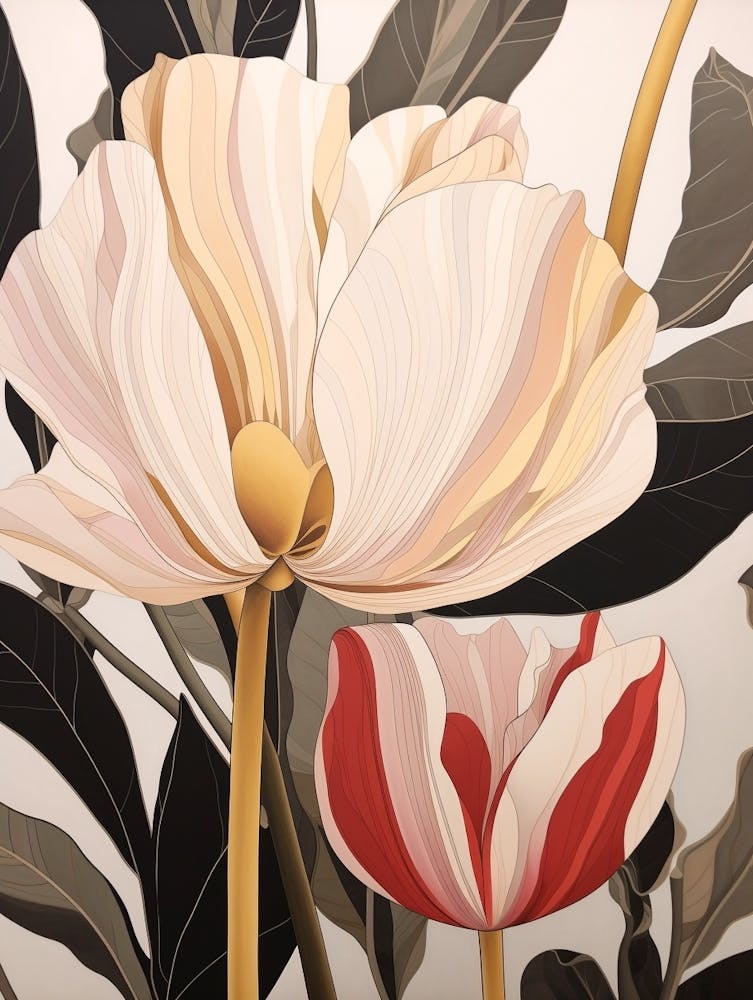 Flower Illustration Tulip 1