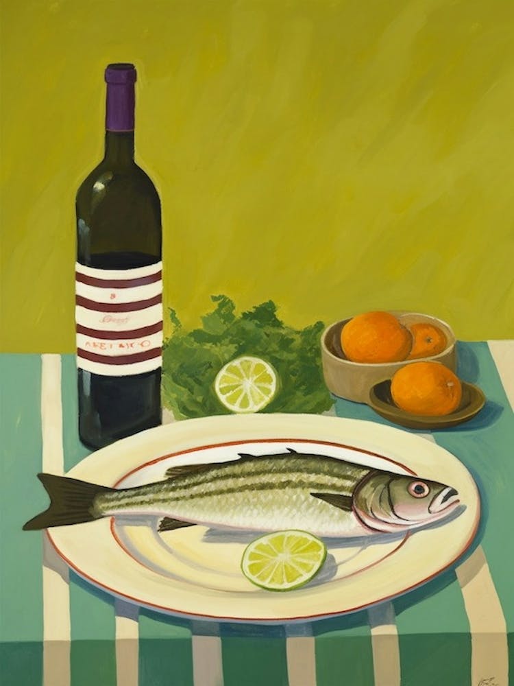 Cod 3 Italian Still Life Painting