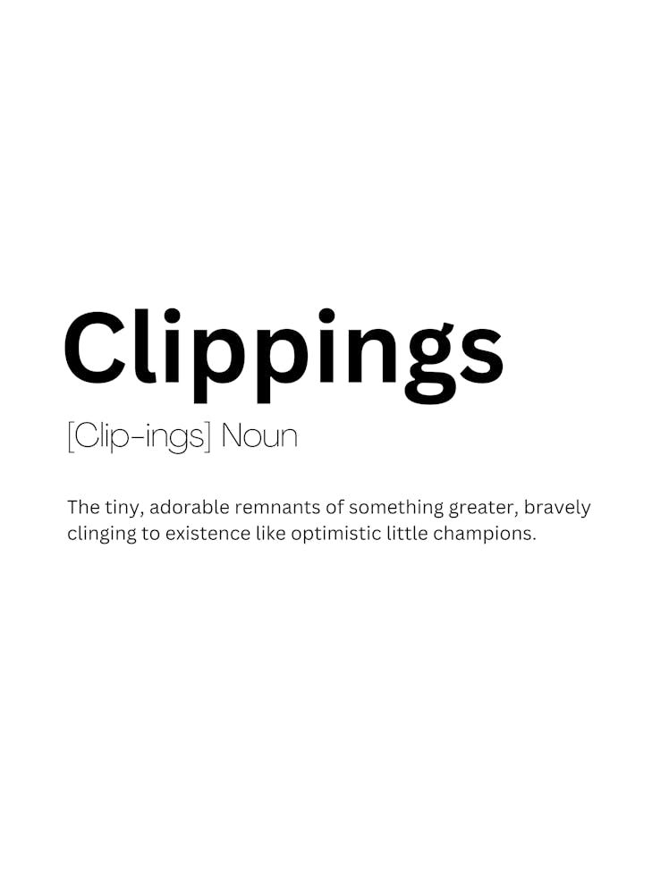 Clippings Definition Meaning