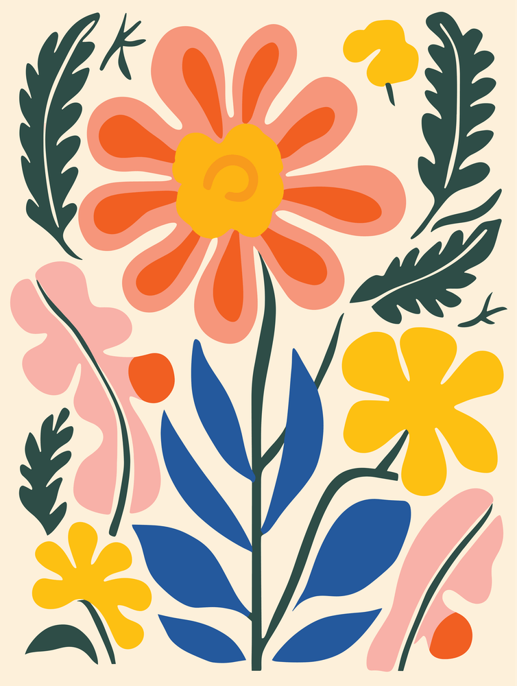Blumen und Blätter 2
