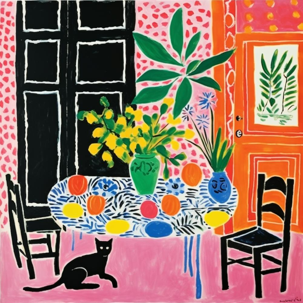 Cat In The Dining Room 8