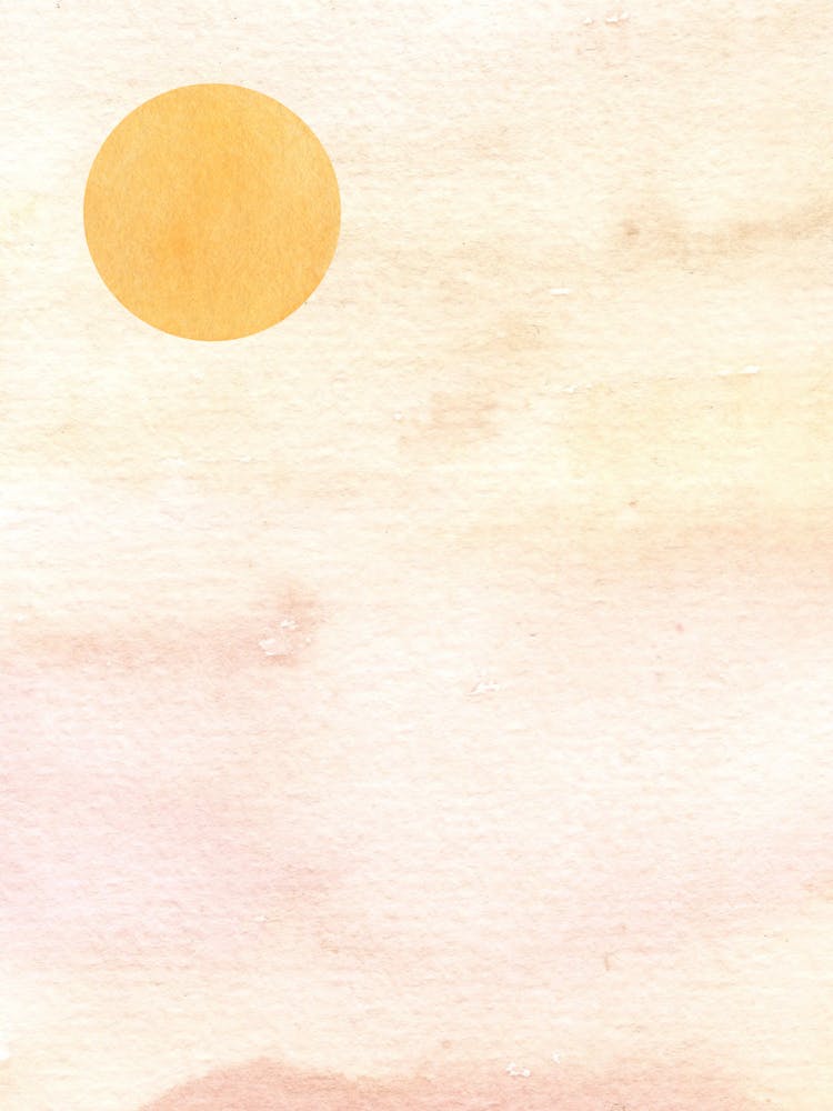 Watercolor Sunset 1