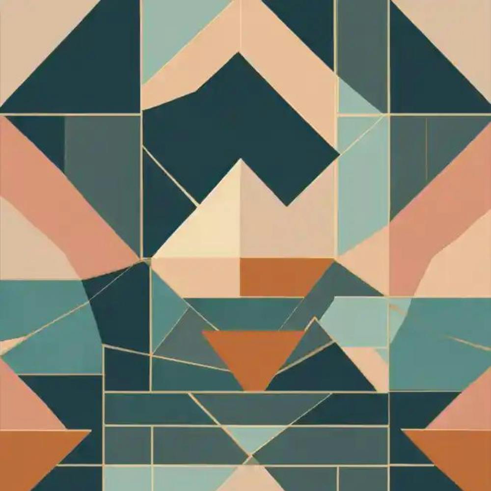 Geometric Abstract Painting