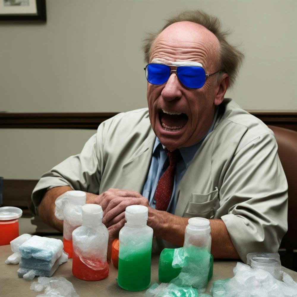 Scientist In A Lab
