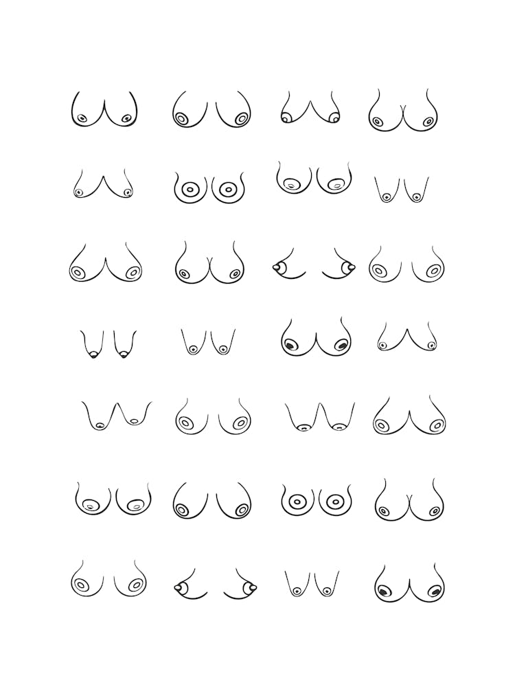 Minimalist Boobs in Black & White