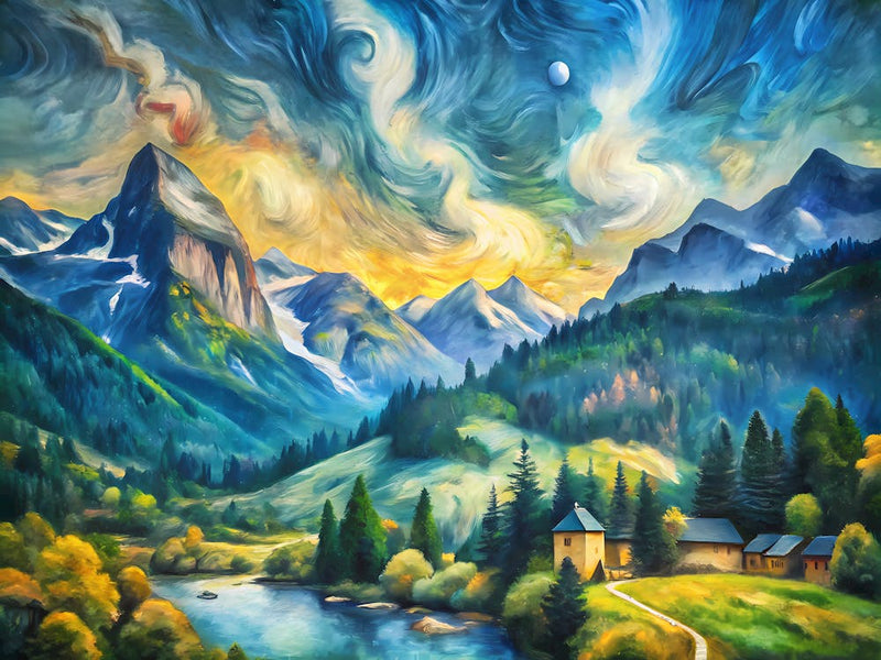 Van Gogh Triglav National Park Slovenia 1