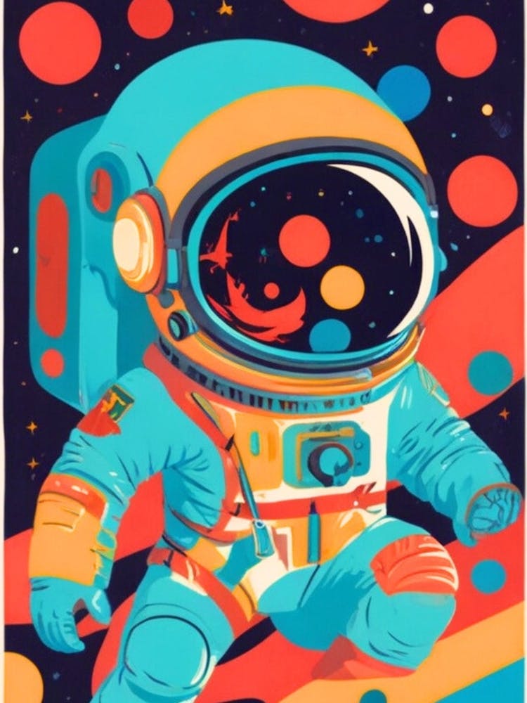 Astronaut im Weltraum