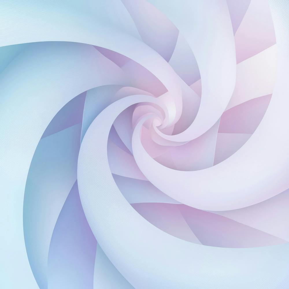 Abstract Spiral Generated AI. Wall