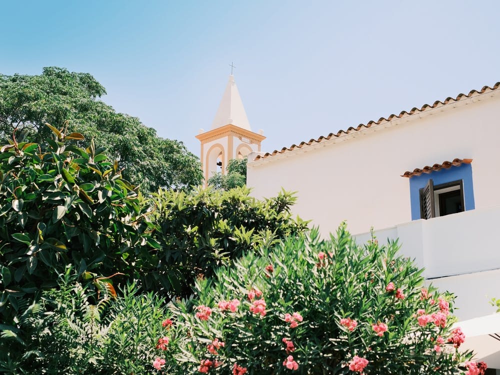 White Church 0f Ibiza village San Joan // Ibiza Travel Photography