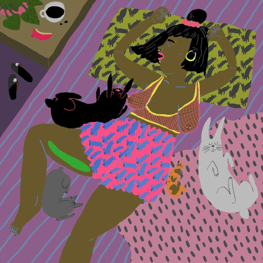 Sleeping Rabbit Person