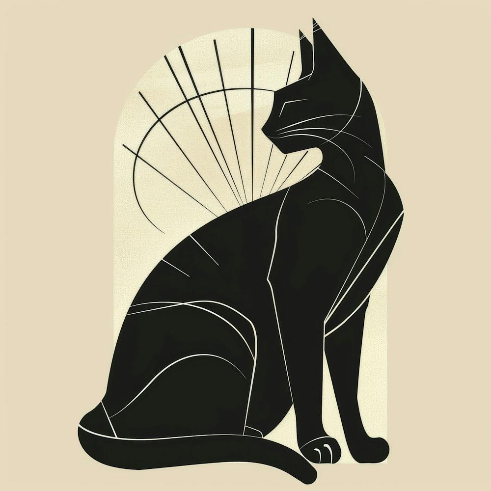 Cat With Sun