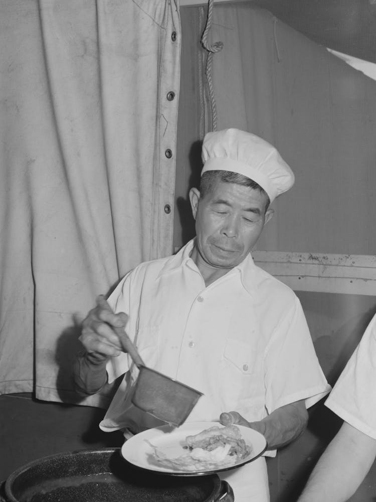 Nyssa, Oregon,Fsa (Farm Security Administration) Mobile Camp,Chef At The Camp, Now Inhabited By Evacuate