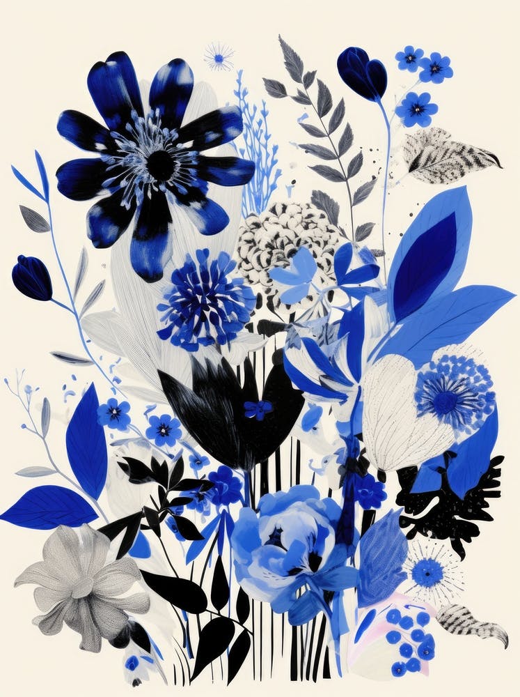 Blaue Blumen 25