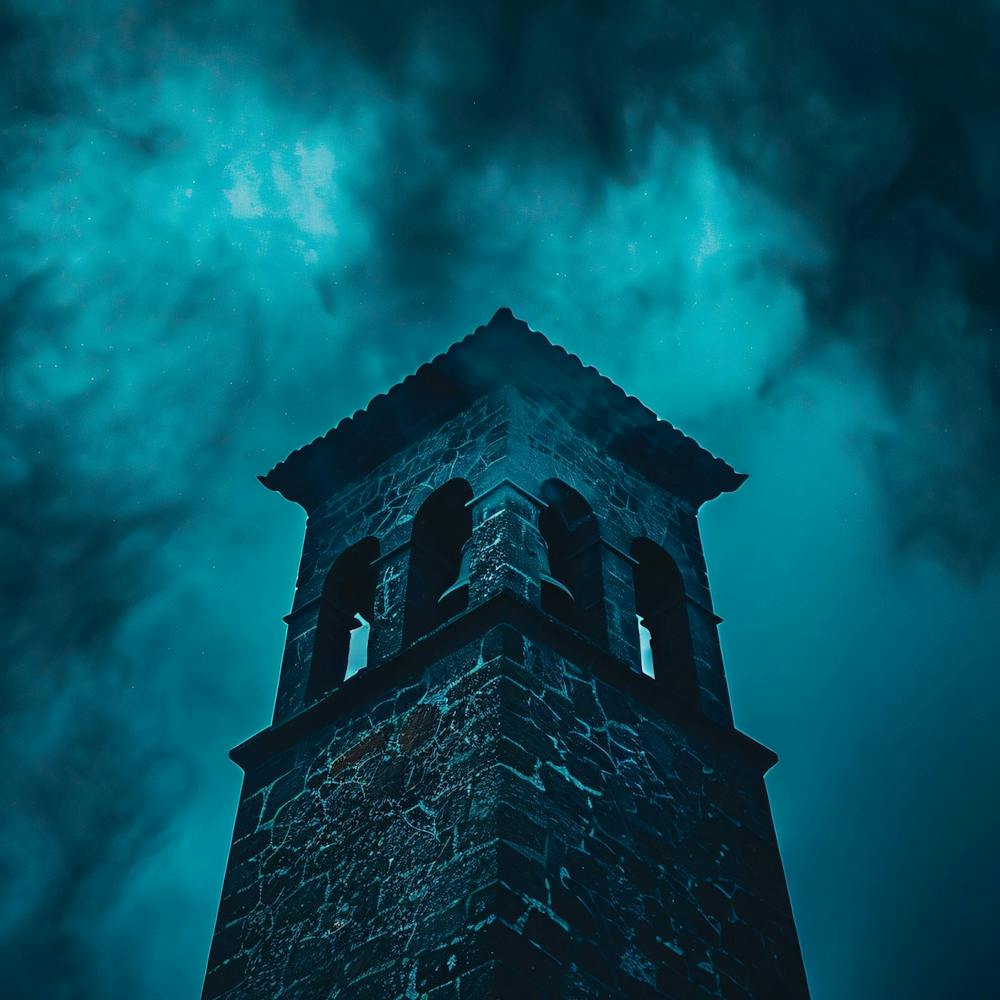 Church Tower In The Sky