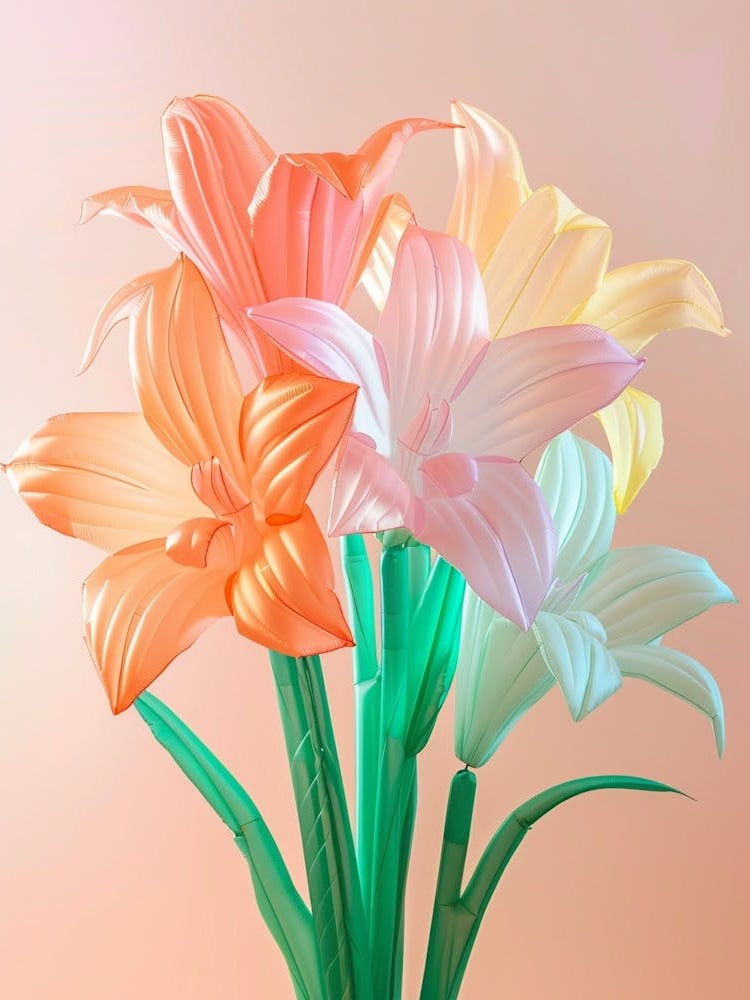 Dreamy Inflatable Flowers Amaryllis 6