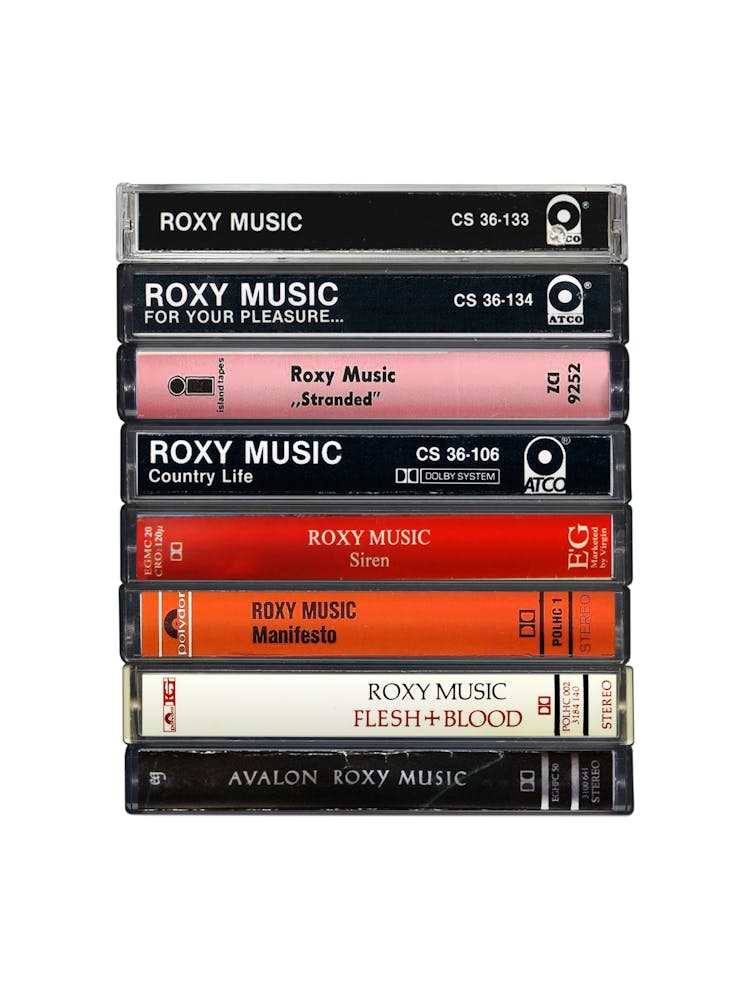 Roxy Music - Albums -Cassette Print