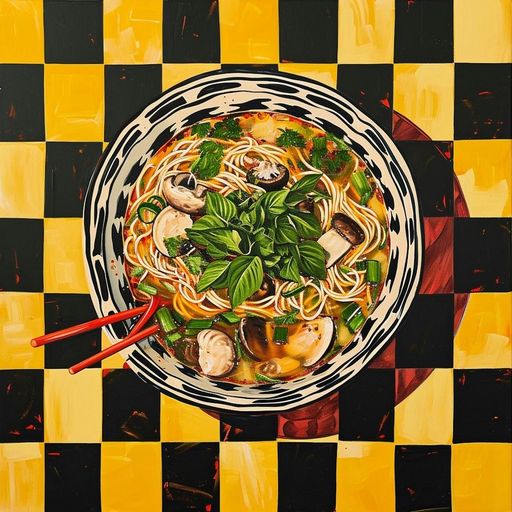 Pho Nudelsuppe Gelb 1