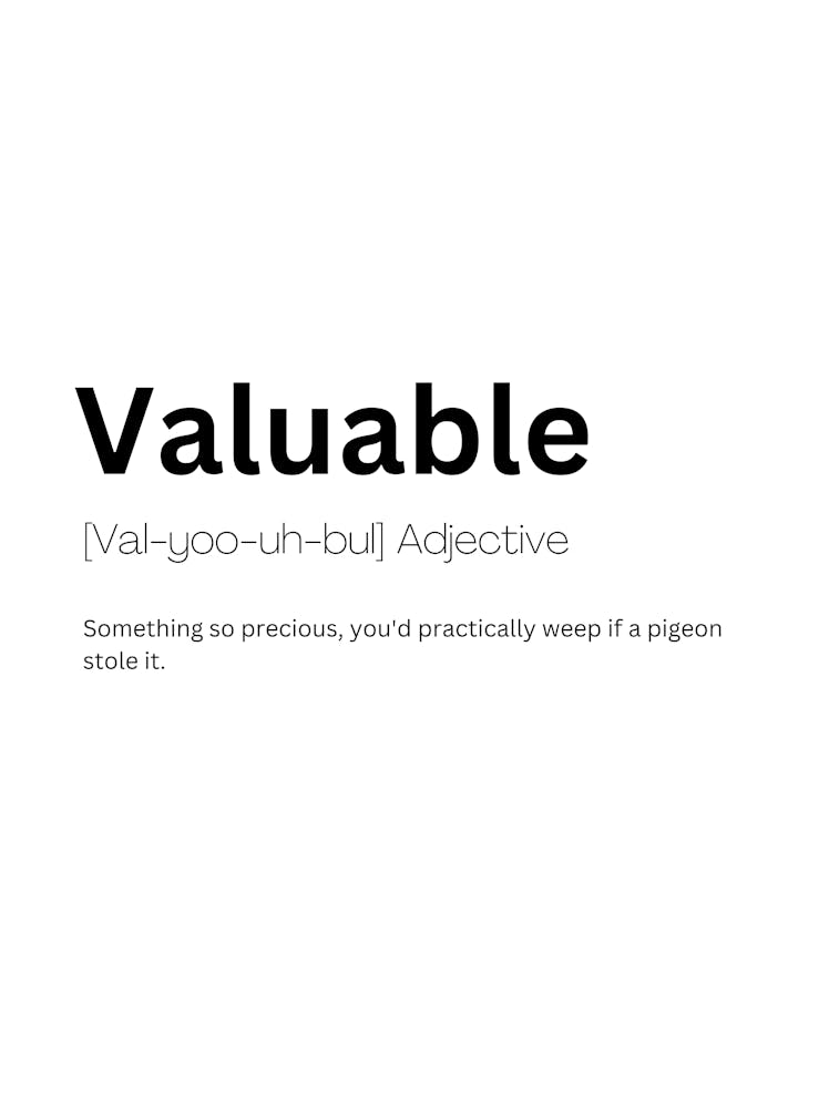 Valuable Definition Meaning
