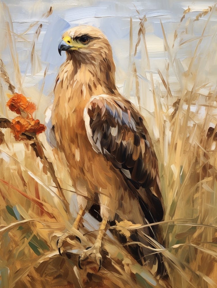 Bird Painting Hawk 1