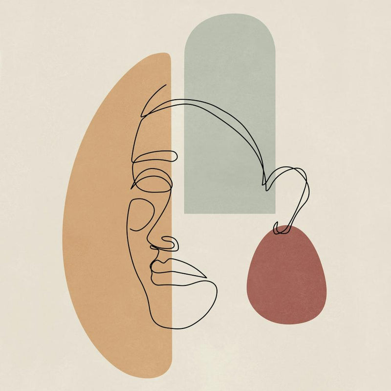 Woman's Face Line