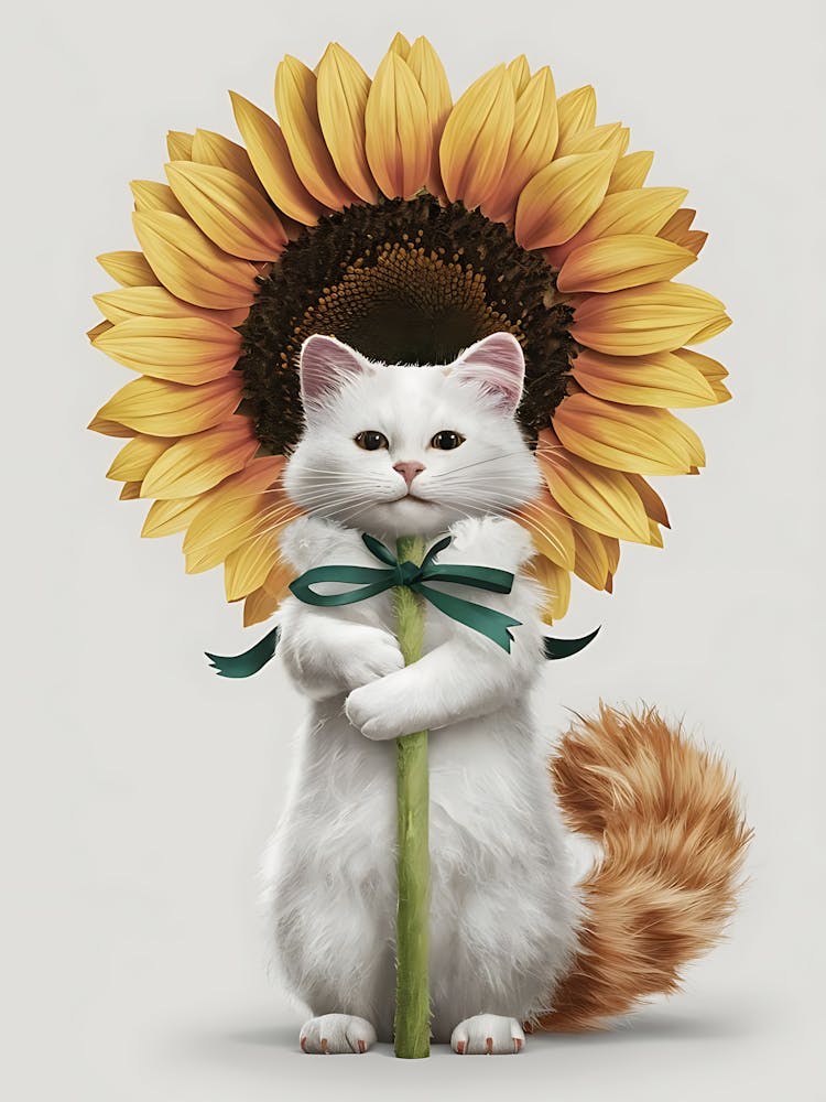 Sunflower Cat