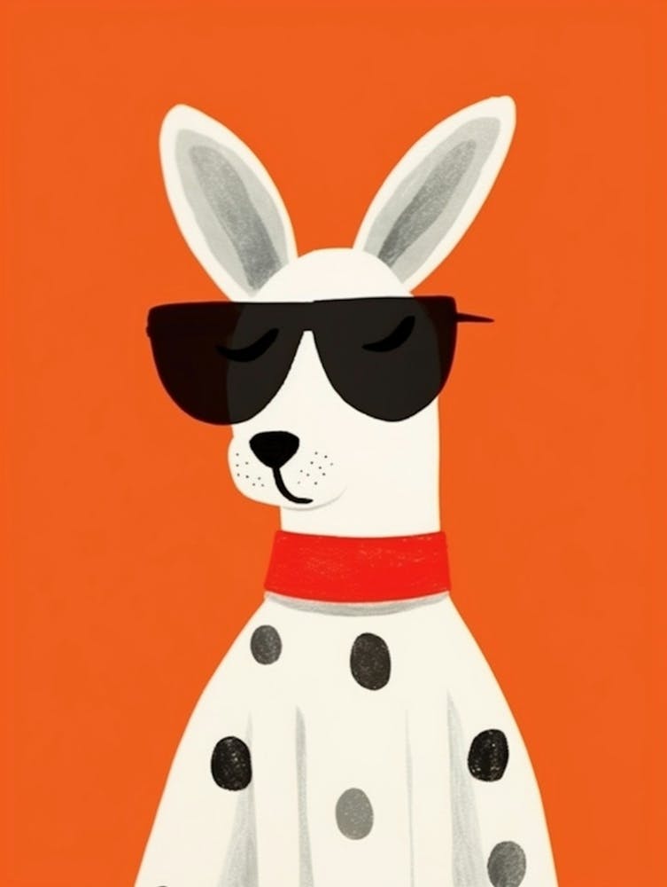 Little Rabbit 6 Wearing Sunglasses