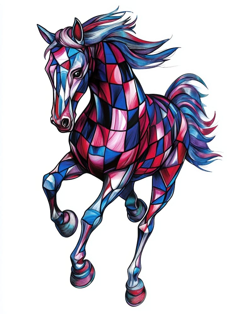 Mosaic Horse