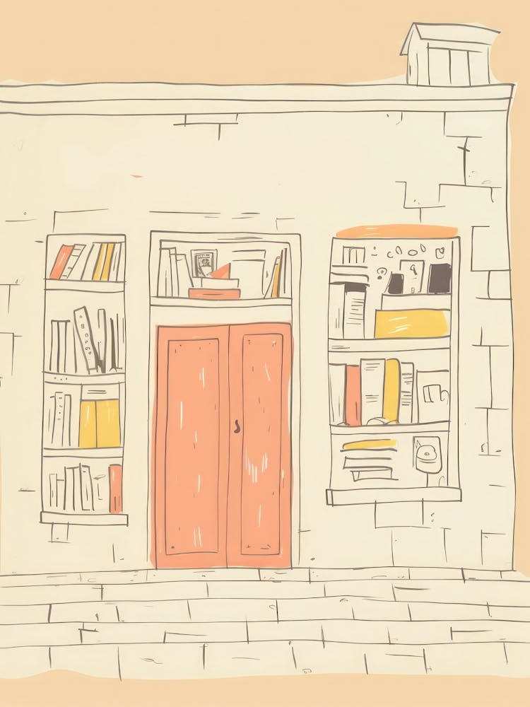 Dubrovnik The Book Nook Pastel Colours 2