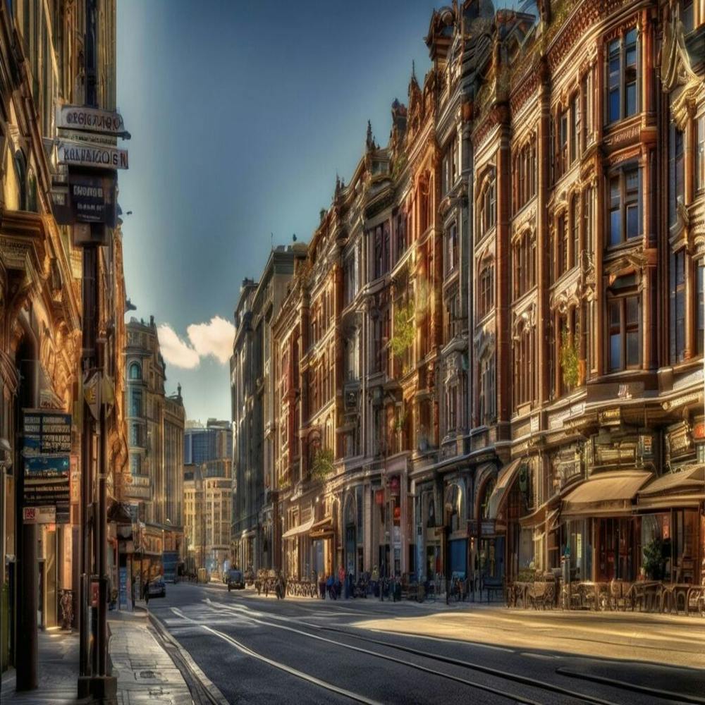 Sunny City Street