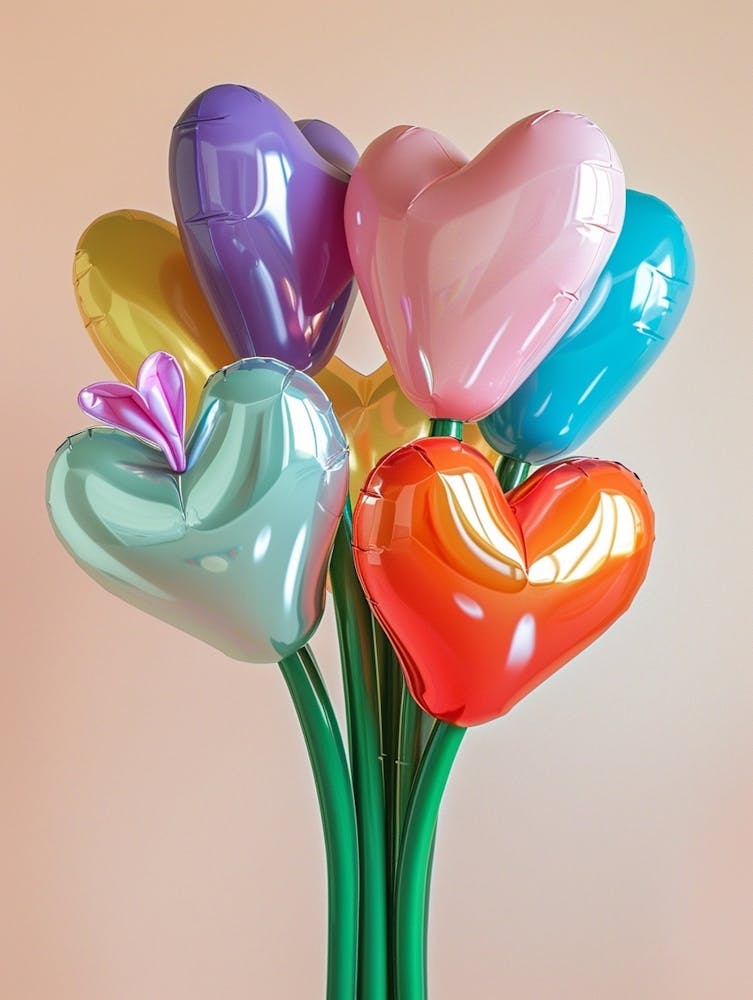 Dreamy Inflatable Flowers Bleeding Heart 3