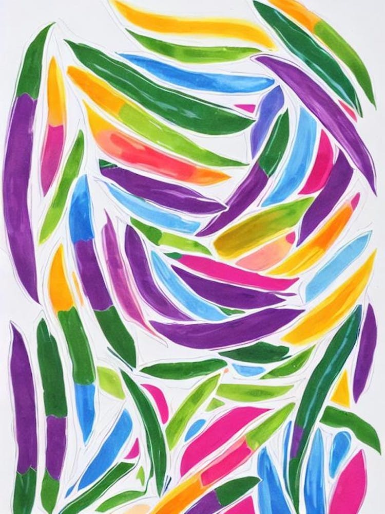 Green Beans Marker vegetable