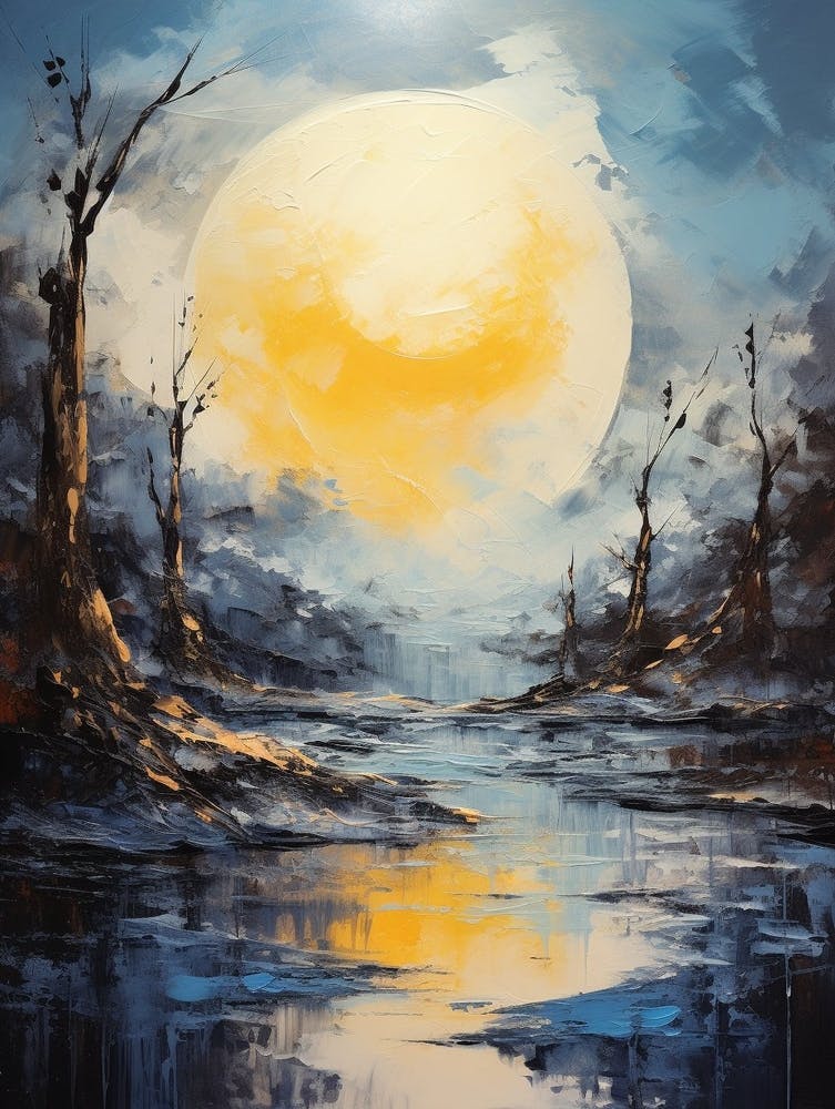 Moon Abstract Minimalist 5