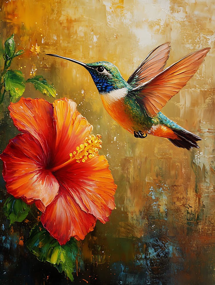 Hummingbird Loves Hibiscus 20