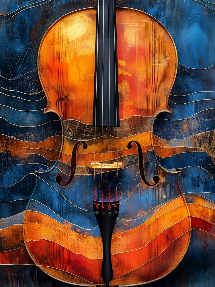 Cello music art