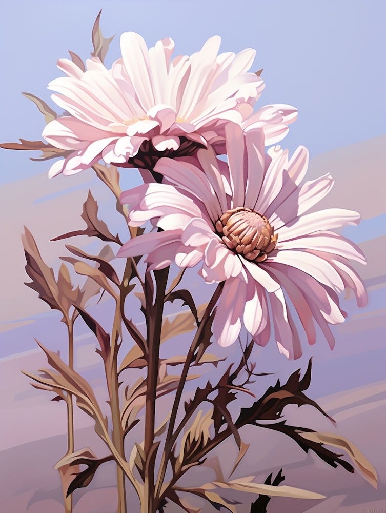 Floral Illustration Asters 2