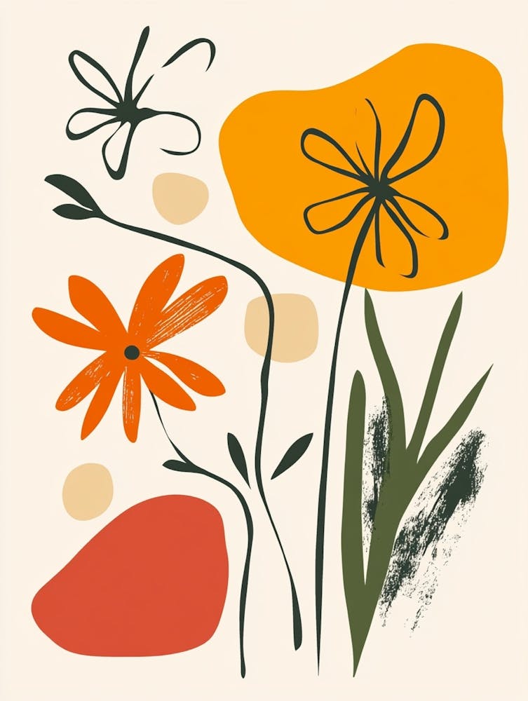 Abstract Floral Painting 28