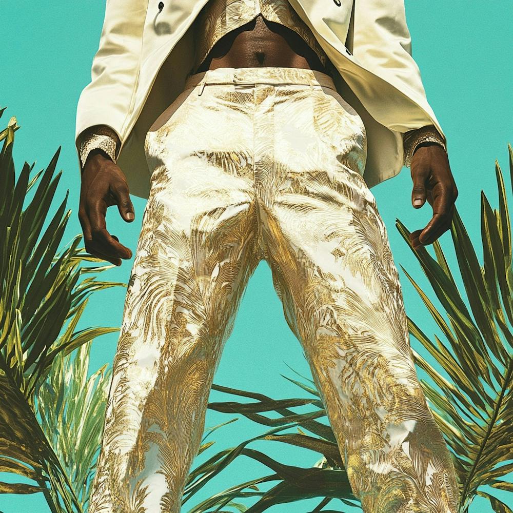 Jamaica - White Gold Pants