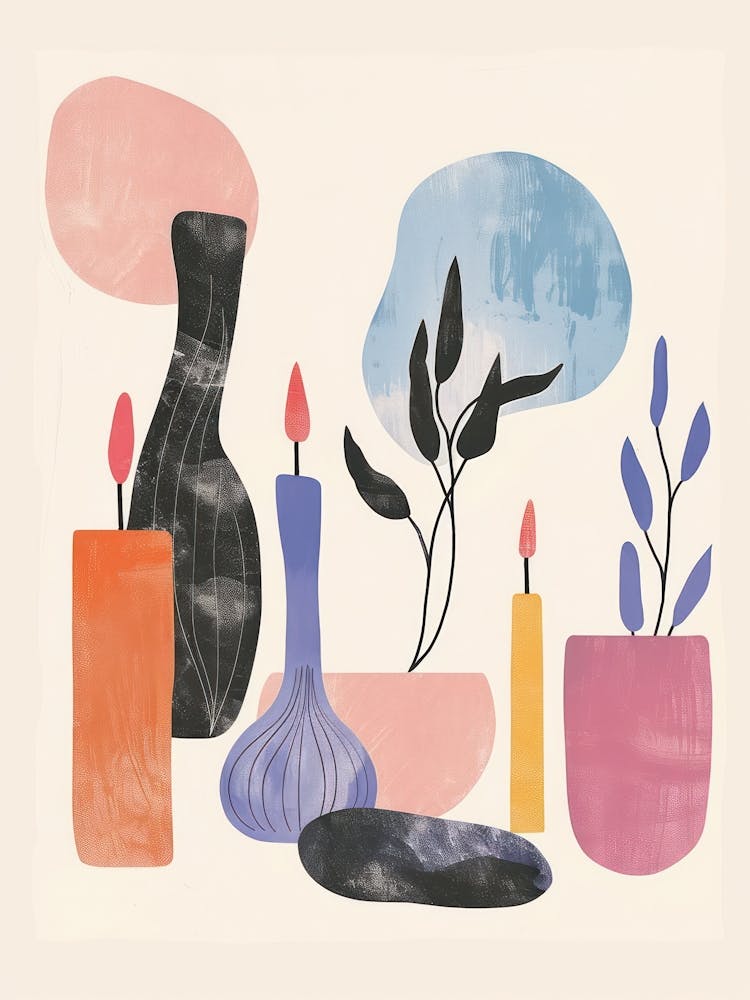 Abstract Vases And Objects 14