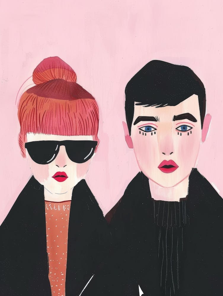 Illustration Of A Couple 1