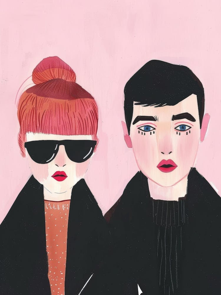 Illustration Of A Couple 1