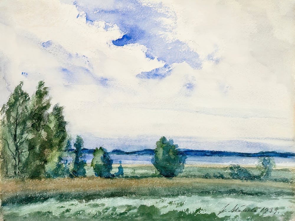 Spring Landscape, Juho Mäkelä
